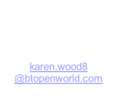Treasurer Karen Riddle 13 Donaldson Avenue 01536 791120 karen.wood8 @btopenworld.com